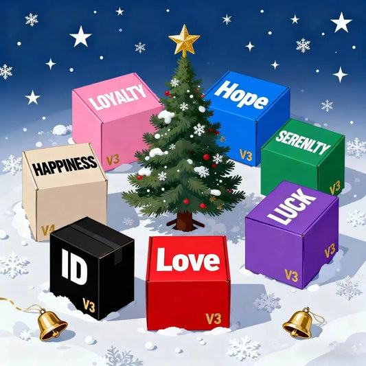 2025 Hot Blind Box Cute Cartoon Anime Keyring Charm Keychain Ornaments Kids Gift Surprise Box Christmas Decoration