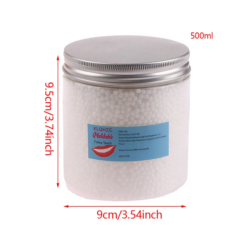Resin Dentures Temporary Repair Teeth Pellets Plastic Teeth Pellets Halloween Makeup Teeth Cosmetic Dentistry Tools Dental Gaps