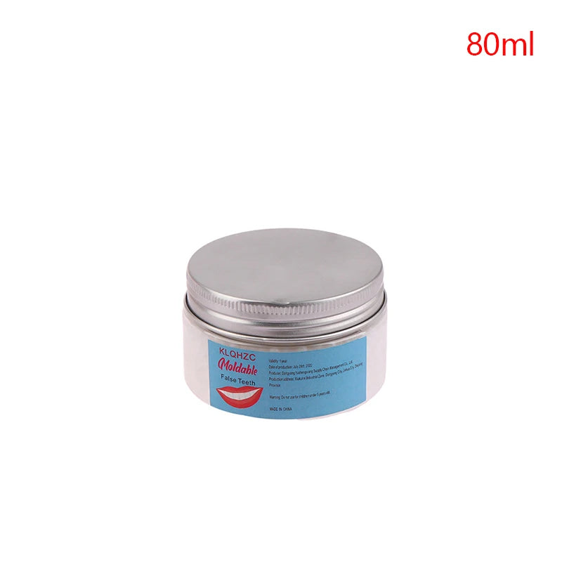 Resin Dentures Temporary Repair Teeth Pellets Plastic Teeth Pellets Halloween Makeup Teeth Cosmetic Dentistry Tools Dental Gaps