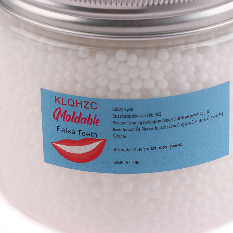 Resin Dentures Temporary Repair Teeth Pellets Plastic Teeth Pellets Halloween Makeup Teeth Cosmetic Dentistry Tools Dental Gaps