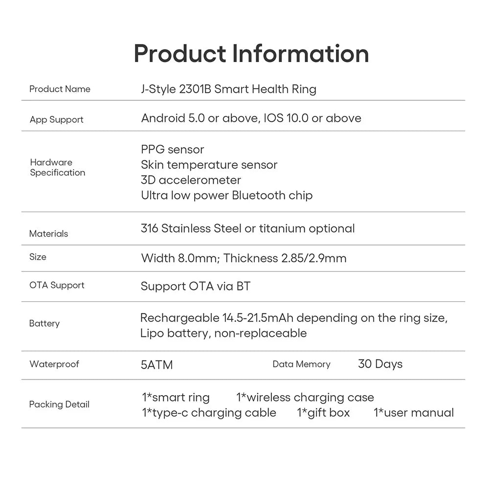 Smartlifestyle365™#SmartRing #FitnessTracker #HeartRateMonitor #SleepTracker #SpO2Monitor #SmartWearable #HealthTracker #WearableTech #BluetoothSmartRing #FitnessGoals #SmartLifestyle365 #365RingChallenge #SmartGift  #ForMen #ForWomen