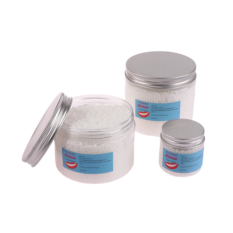 Resin Dentures Temporary Repair Teeth Pellets Plastic Teeth Pellets Halloween Makeup Teeth Cosmetic Dentistry Tools Dental Gaps